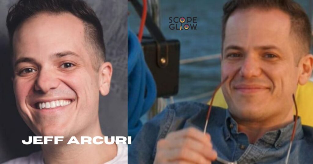 Jeff Arcuri is smiling. A clean shaved man with white skin tone.