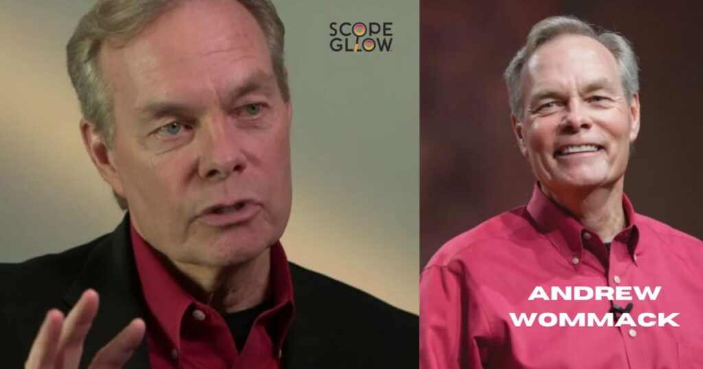 Two men wearing red shirts stand beside a man in a black shirt, creating a striking contrast in their attire.